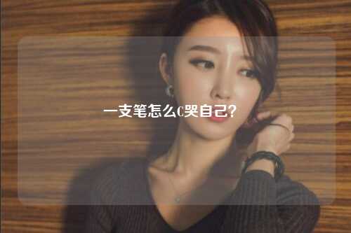 一支笔怎么C哭自己？ 