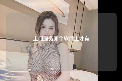 上门服务哪个软件上才有